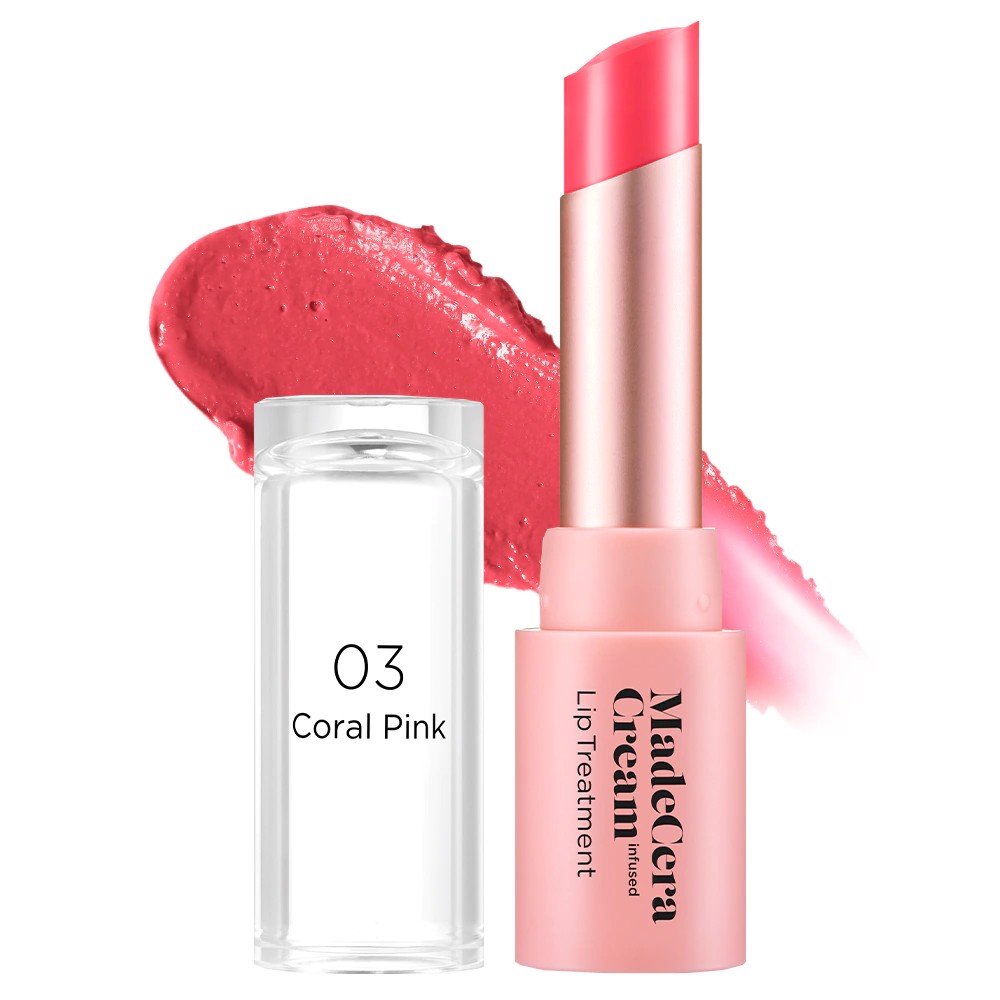 Son Dưỡng Làm Mềm Môi Skinrx Lab MadeCera Cream Lip Treatment 03 Coral Pink - HSD: 12/01/2023