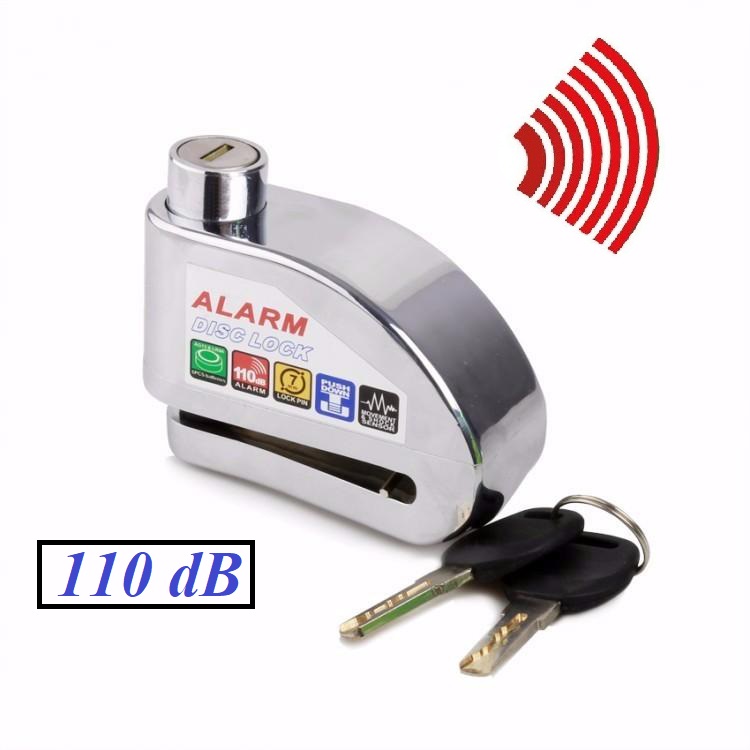 Khóa đĩa báo động âm thanh chống trộm Alarm Disc Lock 8303, khóa chất lượng cao: có độ nhạy cao, âm báo lớn