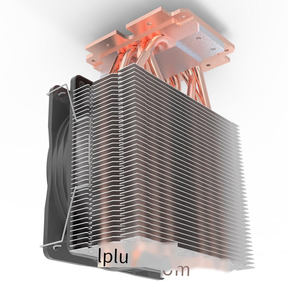 Bộ tản nhiệt tùy chỉnh làm mát bằng không khí CPU nền tảng 3647 phong cách mới nhất, sáu ống đồng để tản nhiệt nhanh, sản phẩm tùy chỉnh