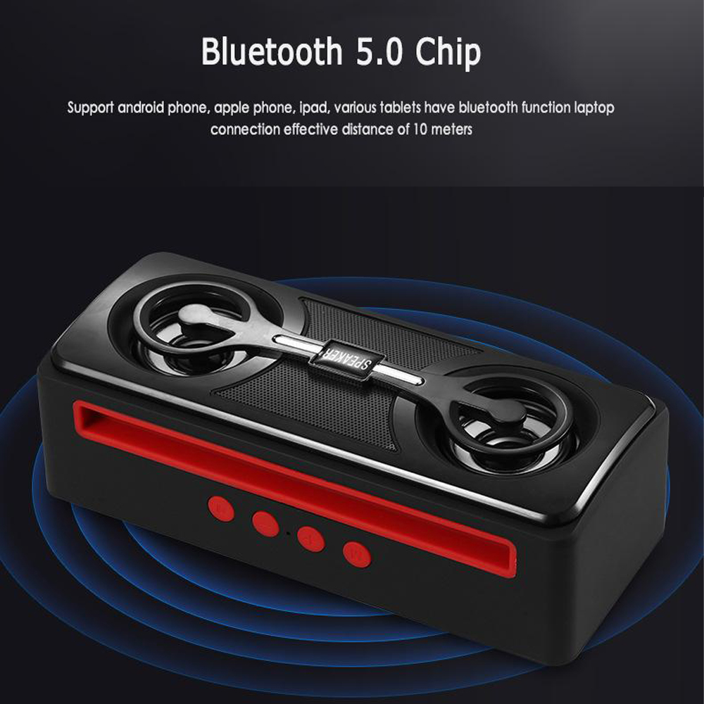 Loa Bluetooth  T28  không dây Bluetooth 5.0  Mini wireless Speaker Dung lượng Pin Cao  1200mAH Âm thanh Bass cực hay