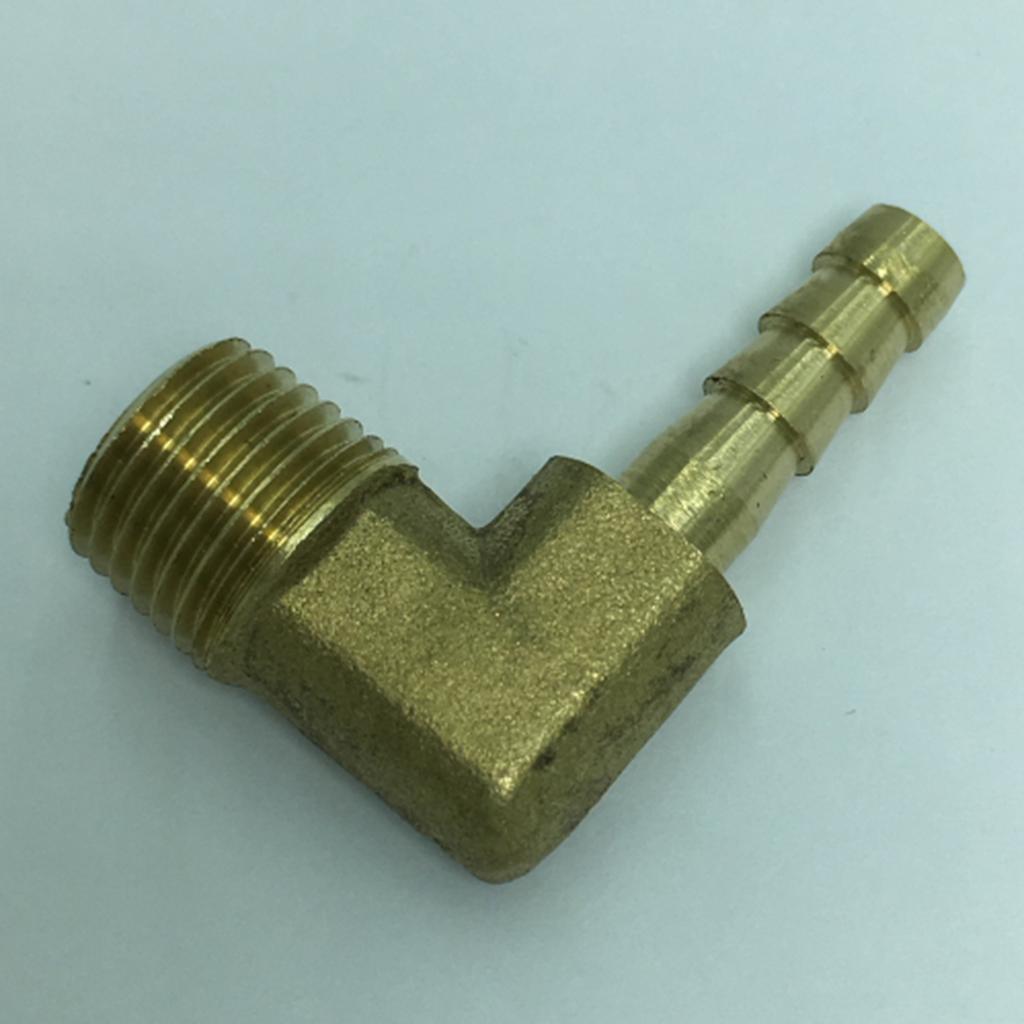 DN8 Brass Elbow Hose Connector Hose Connector, Male Thread