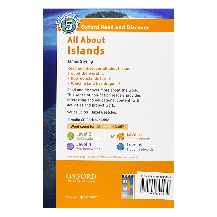 Oxford Read and Discover 5: All About Islands Audio CD Pack