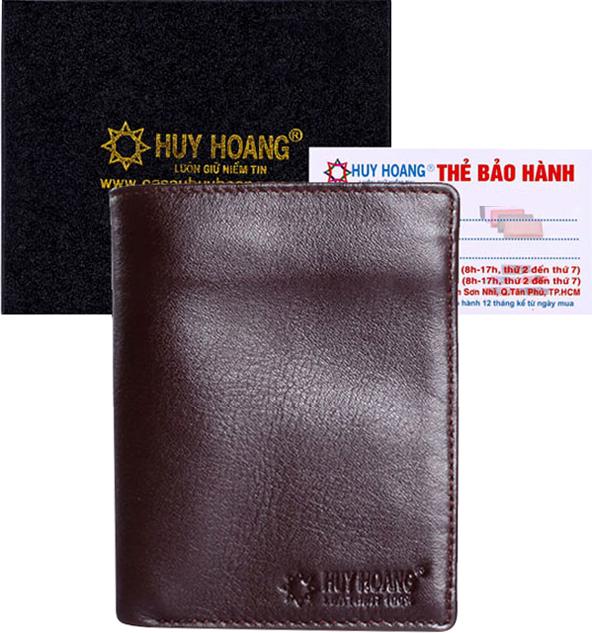 Ví Nam Kiểu Đứng Huy Hoàng HT2109  - Nâu
