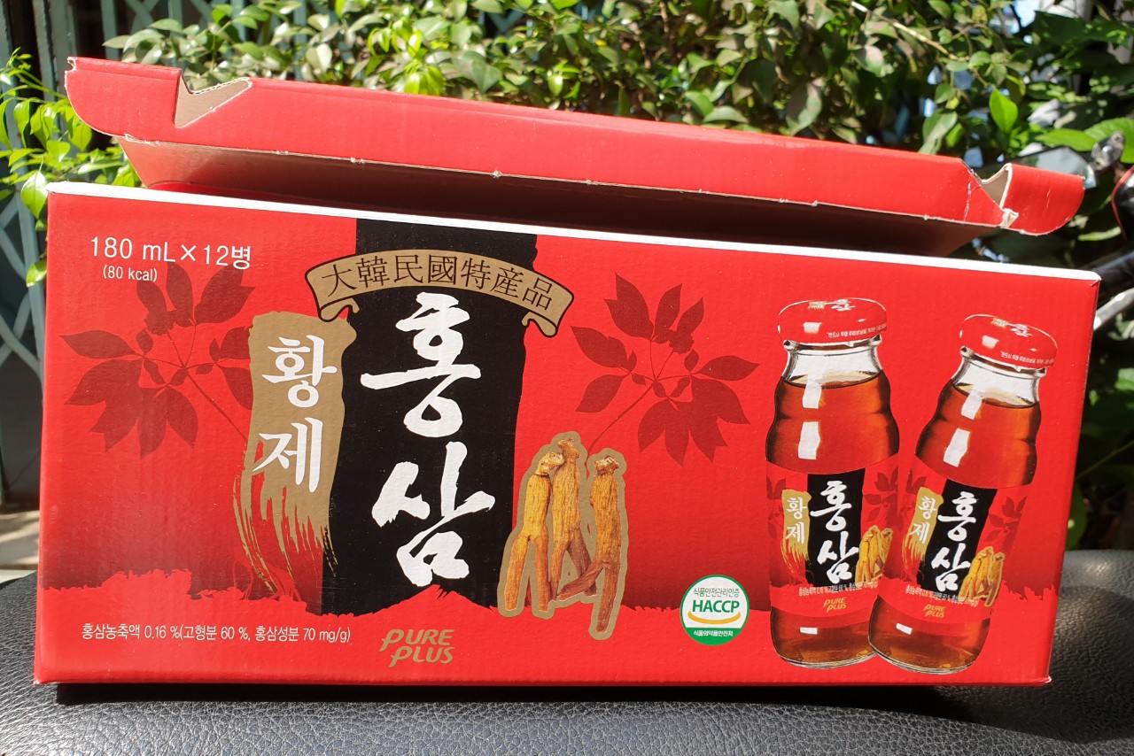 Hộp Nước Hồng Sâm Hàn Quốc King's Red Ginseng (180ml x 12)