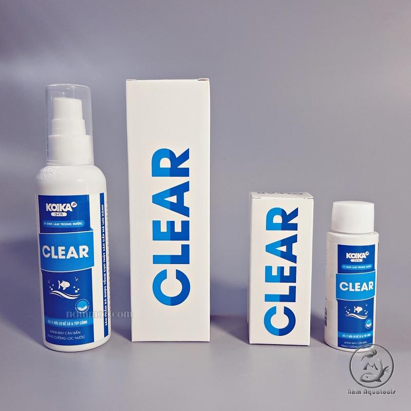 KOIKA CLEAR | Men vi sinh chuyên xử lý nước cho bể cá cảnh thuỷ sinh