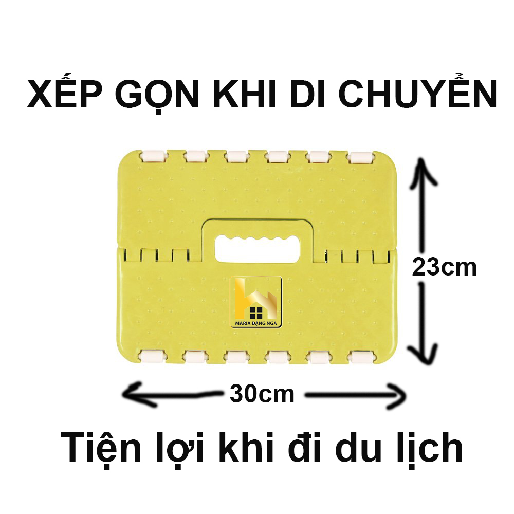 Ghế xếp gọn cỡ nhỏ cao cấp (Giao màu ngẫu nhiên)