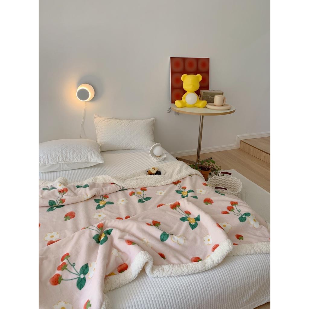 Chăn cừu cao cấp Vintage _Loại 1_mềm cao cấp thế hệ mới siêu mệm mịn và siêu ấm, kích thước m5x2m