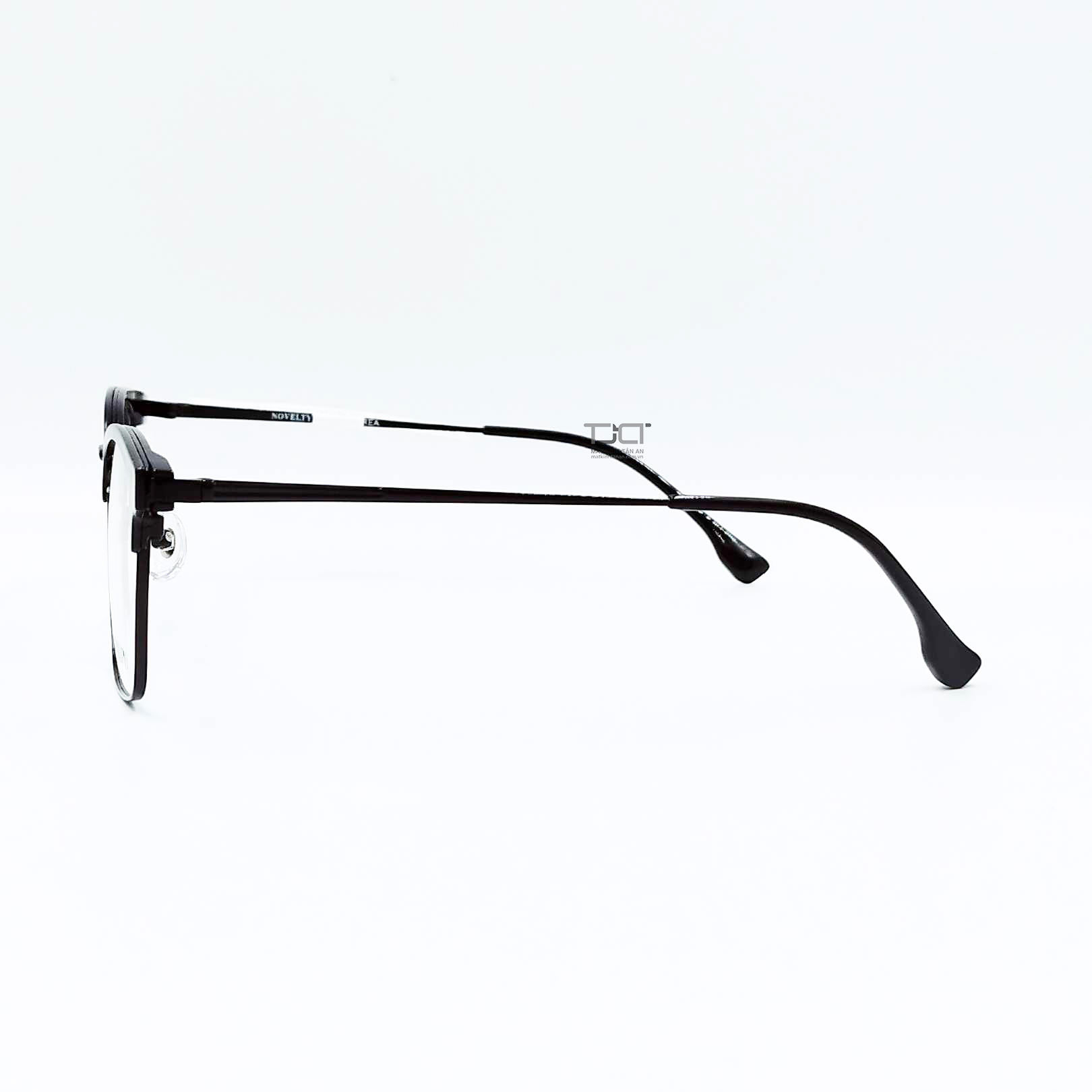 GỌNG KÍNH  CẬN NAM NỮ , KIỂU EYEBROWN THANH LỊCH, CHÍNH HÃNG NOVELTY N3006-C1