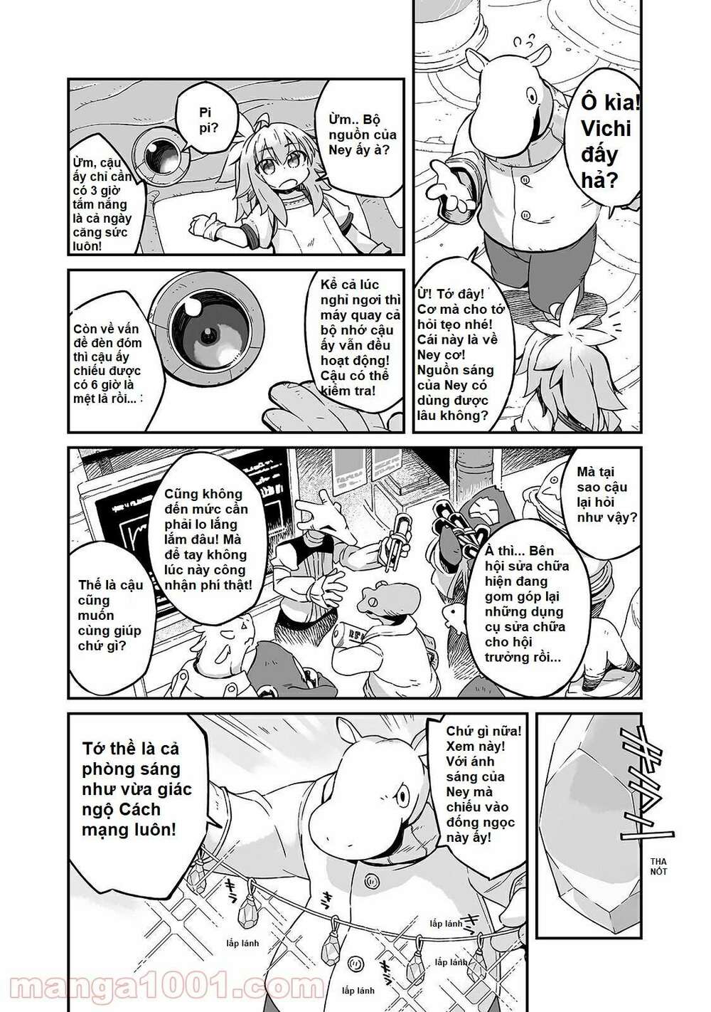 ngay cả khi hậu tận thế, thật hạnh phúc vẫn còn được sống... chapter 16.1 10