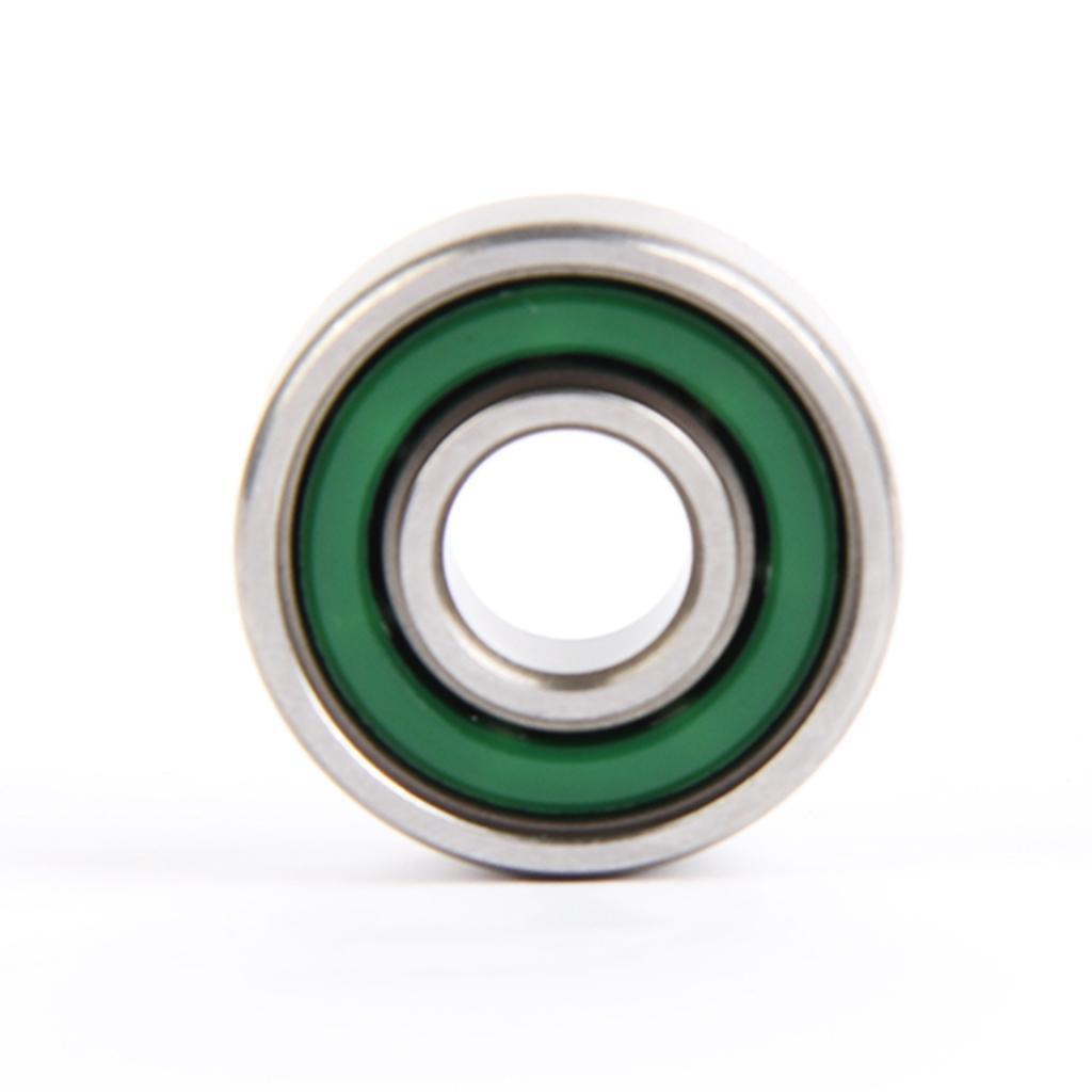 Skateboard Bearing, Wearproof Skating Steel Wheel Roller, Precision Inline Skate Bearings with Bearing Cleaner Bottle