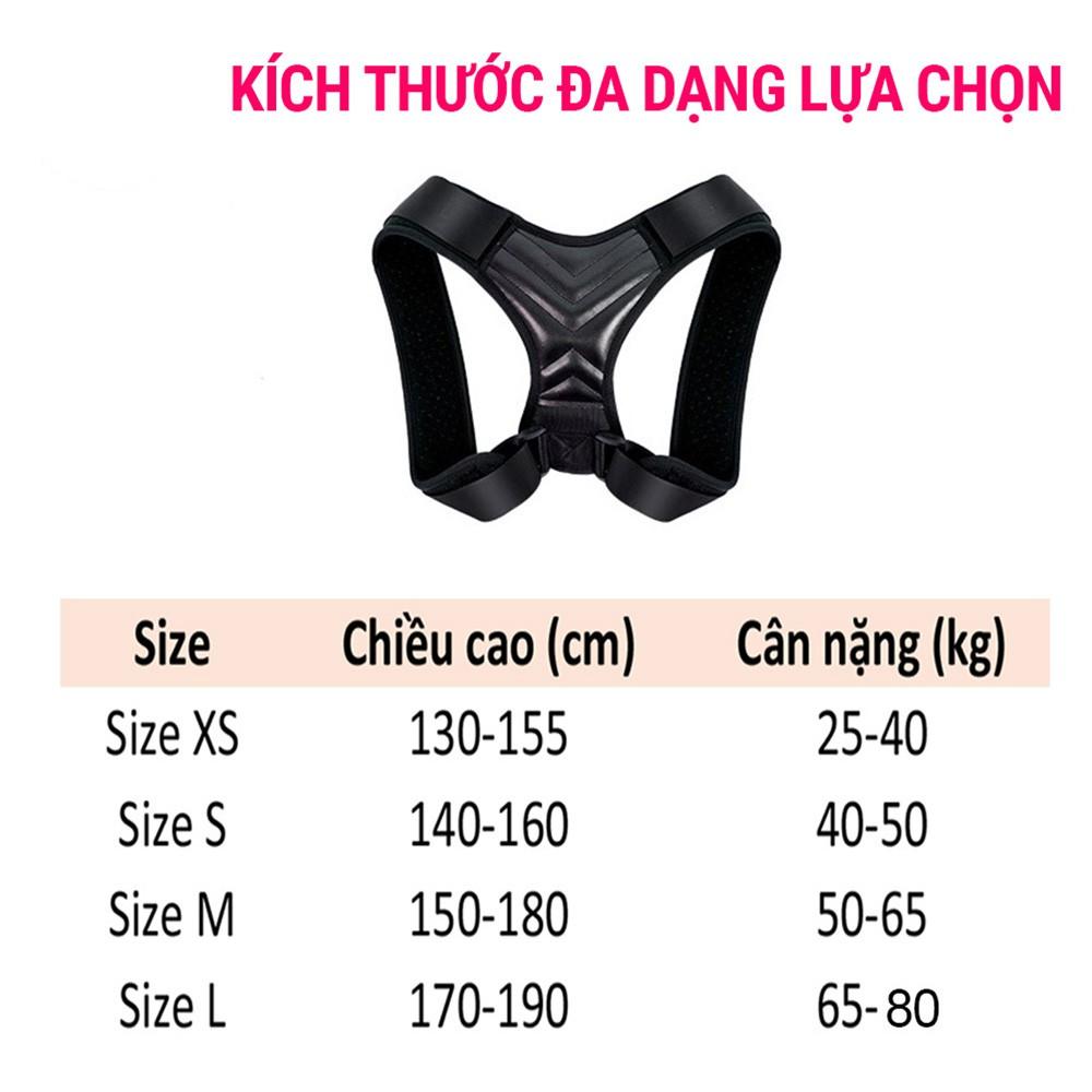 Đai chống gù lưng cao cấp cải thiện, điều chỉnh tư thế hiệu quả chính hãng SPORTY BC15