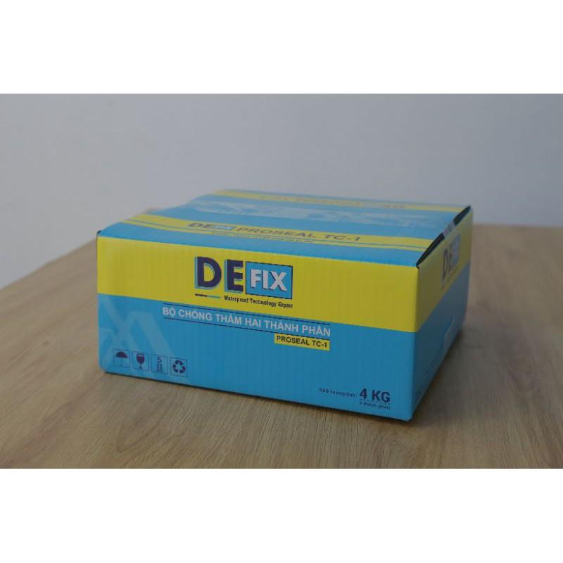 Chất chống thấm 2 thành phần DEFIX PROSEAL TC-1, chống thấm sàn vệ sinh, buồng tắm,..