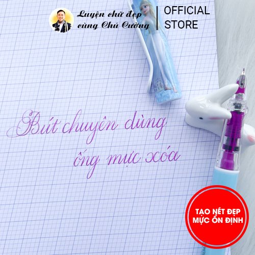 Bút Mực Xoá Được | Bút Mực chuyên dùng ống Mực Xoá | Bút Việt C11 mẫu Elsa