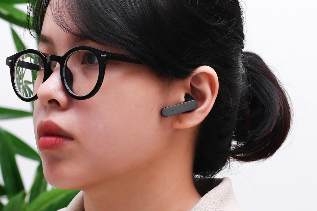 Tai nghe Bluetooth True Wireless Rezo T206 Xám Đen - Hàng chính hãng