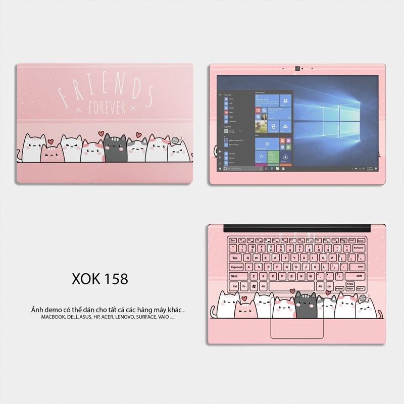 Skin Dán Laptop Mẫu Meow Đáng Yêu