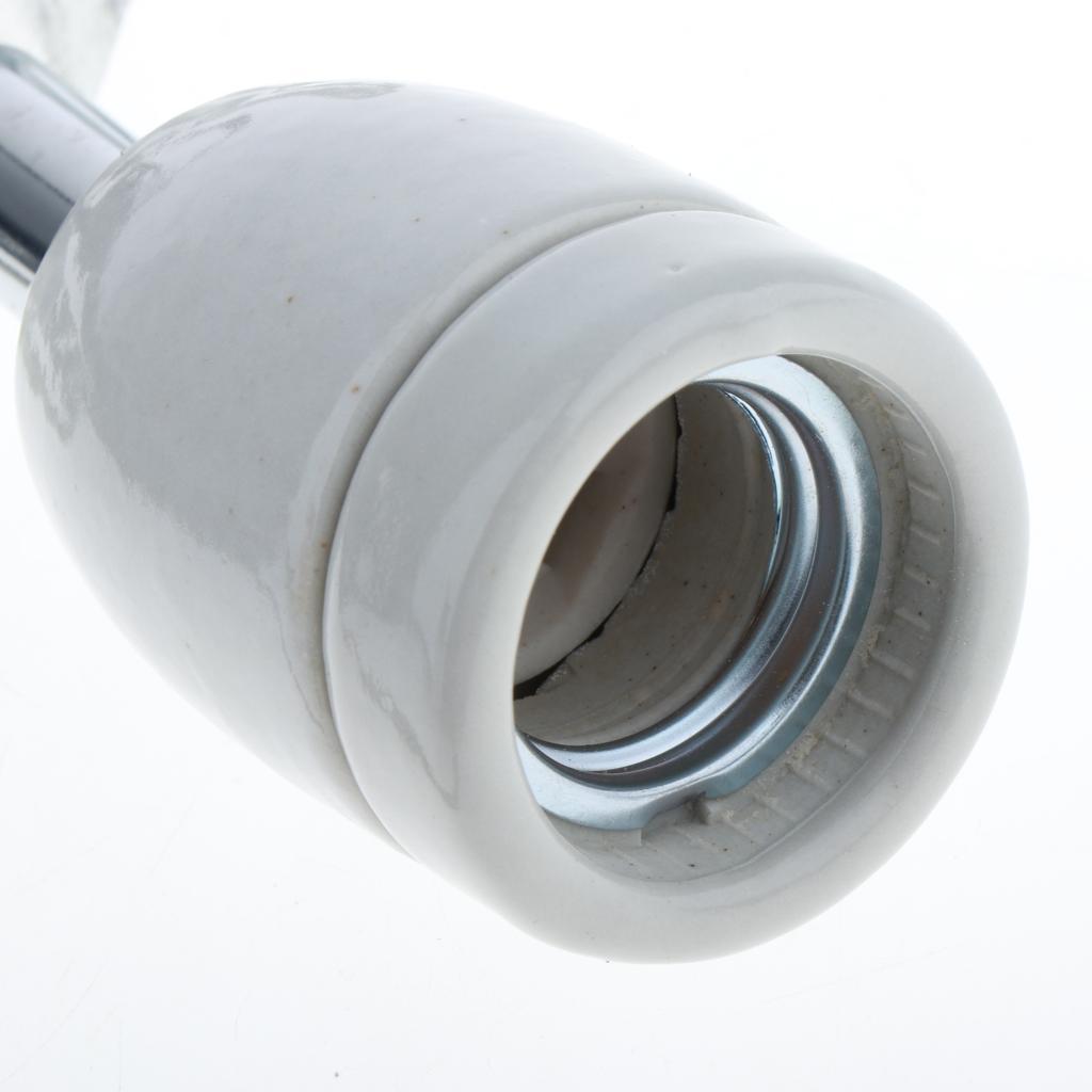 1pcs Reptile Ceramic Heat Lamp Heating Bulb Holder Stand for Reptile Habitat