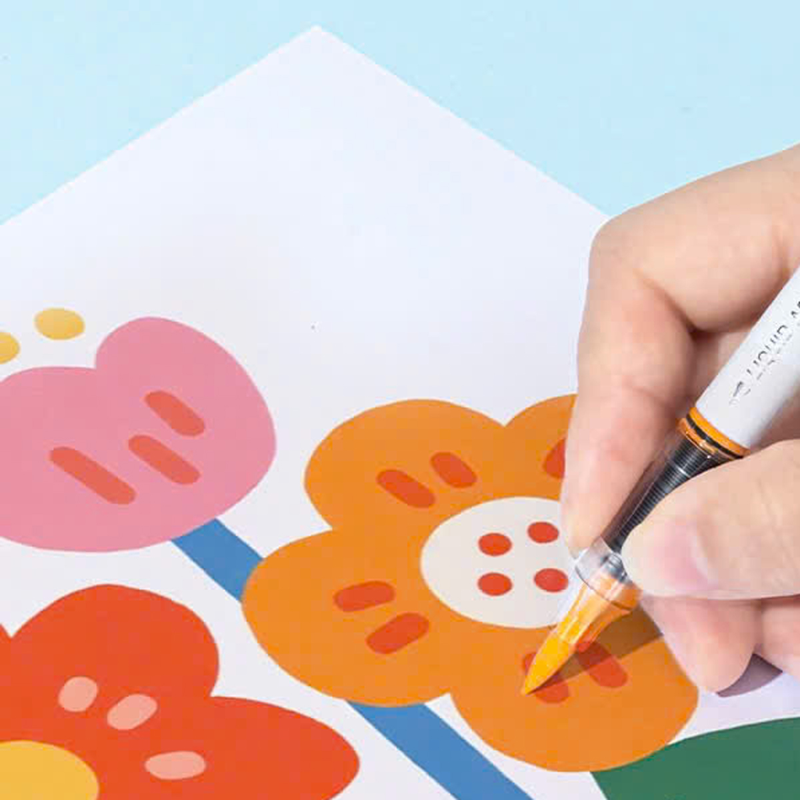 Bút Acrylic Marker Mực Lỏng 48m EC199-48