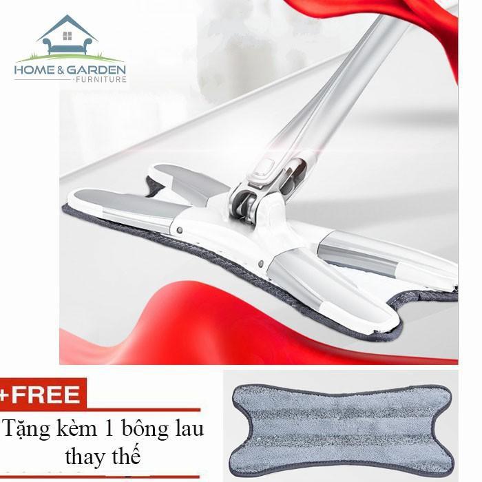 ️ FREESHIP ️ Cây lau nhà X-Trend công nghệ Stainless Steel + tặng thêm 1 miếng lau