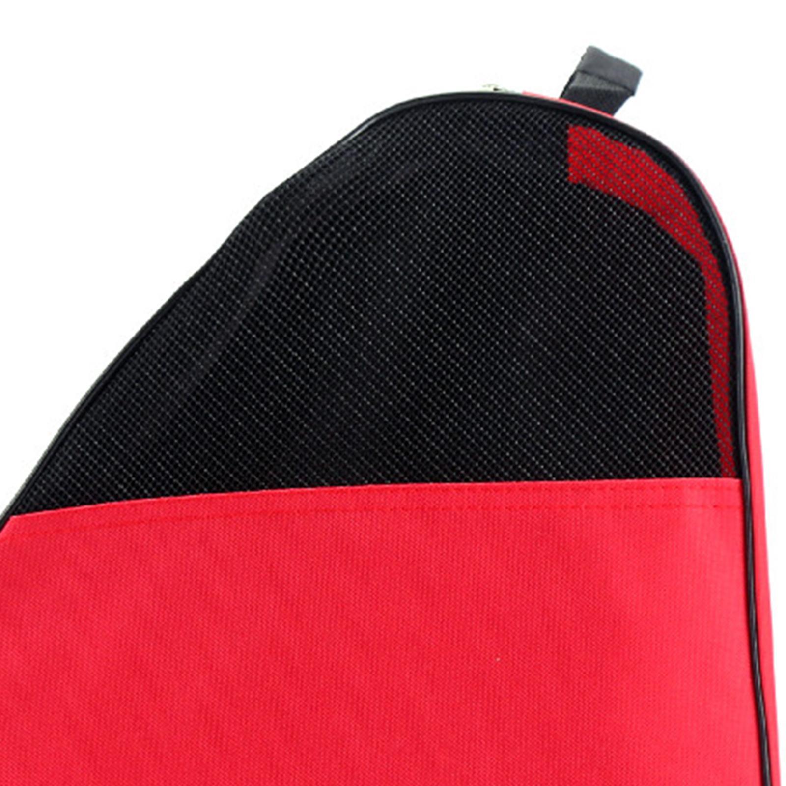 Roller Skates Bag Shoulder Strap Kids Shoulder Bag Skating Sports Red