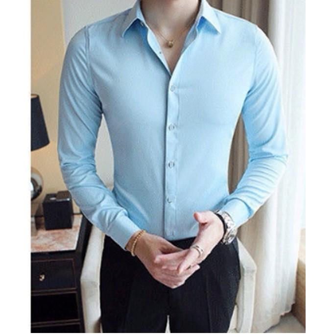 Áo sơ mi nam vải cotton mềm không nhăn-Quà tặng