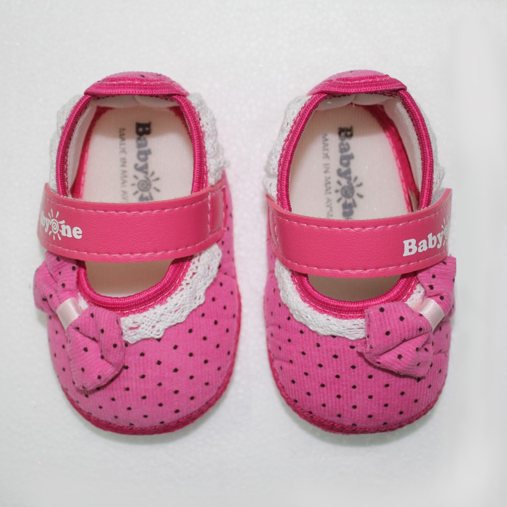 Giày Booties BabyOne 0823 size 17 Pink