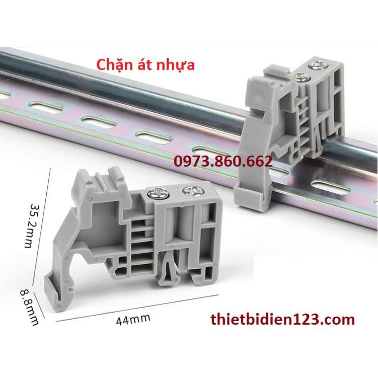 Chặn cuối nhựa thanh ray - CHẶN NHỰA DIN - 20 cái