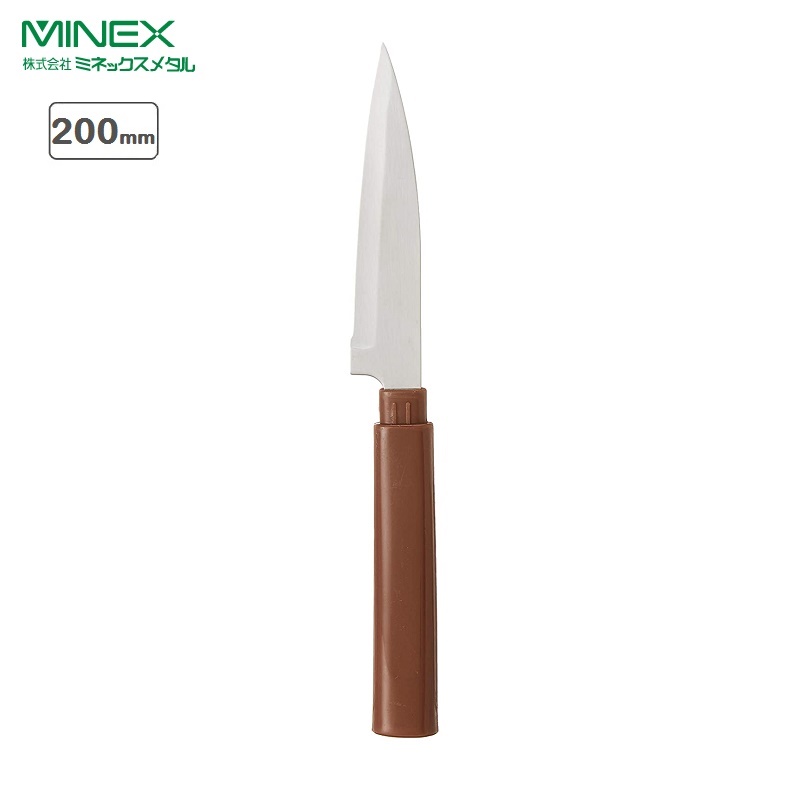 Dao gọt trái cây có nắp đậy Minex Metal 200mm - Hàng nội địa Nhật Bản