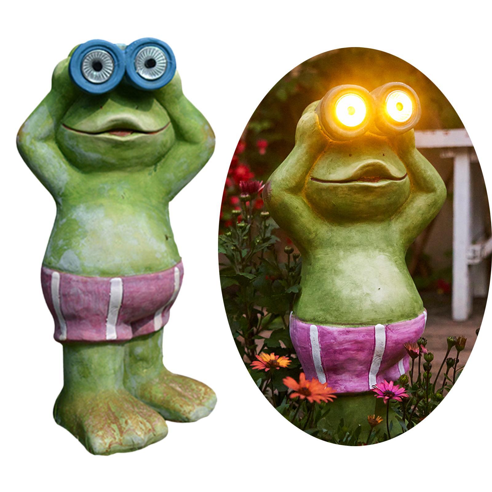 Garden Lights Frog Solar Powered Lamp Stakes LED Decoration Lamp for Yard Patio Pathway