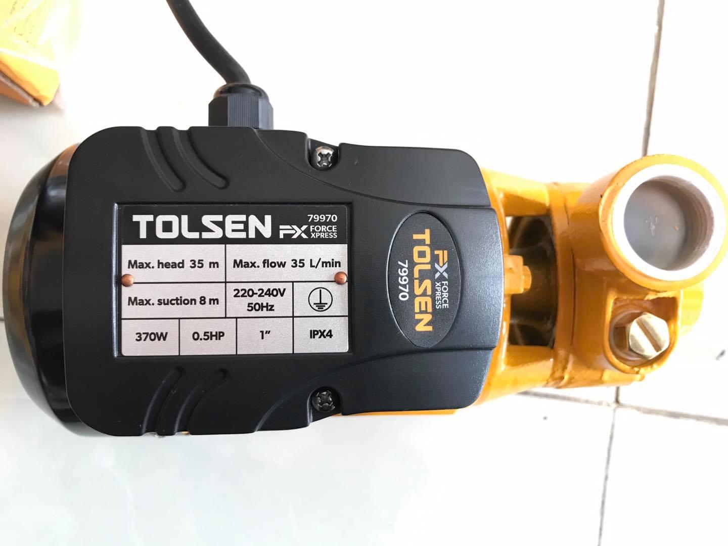 MÁY BƠM NƯỚC 0.5Hp TOLSEN 79970 - HÀNG CHÍNH HÃNG