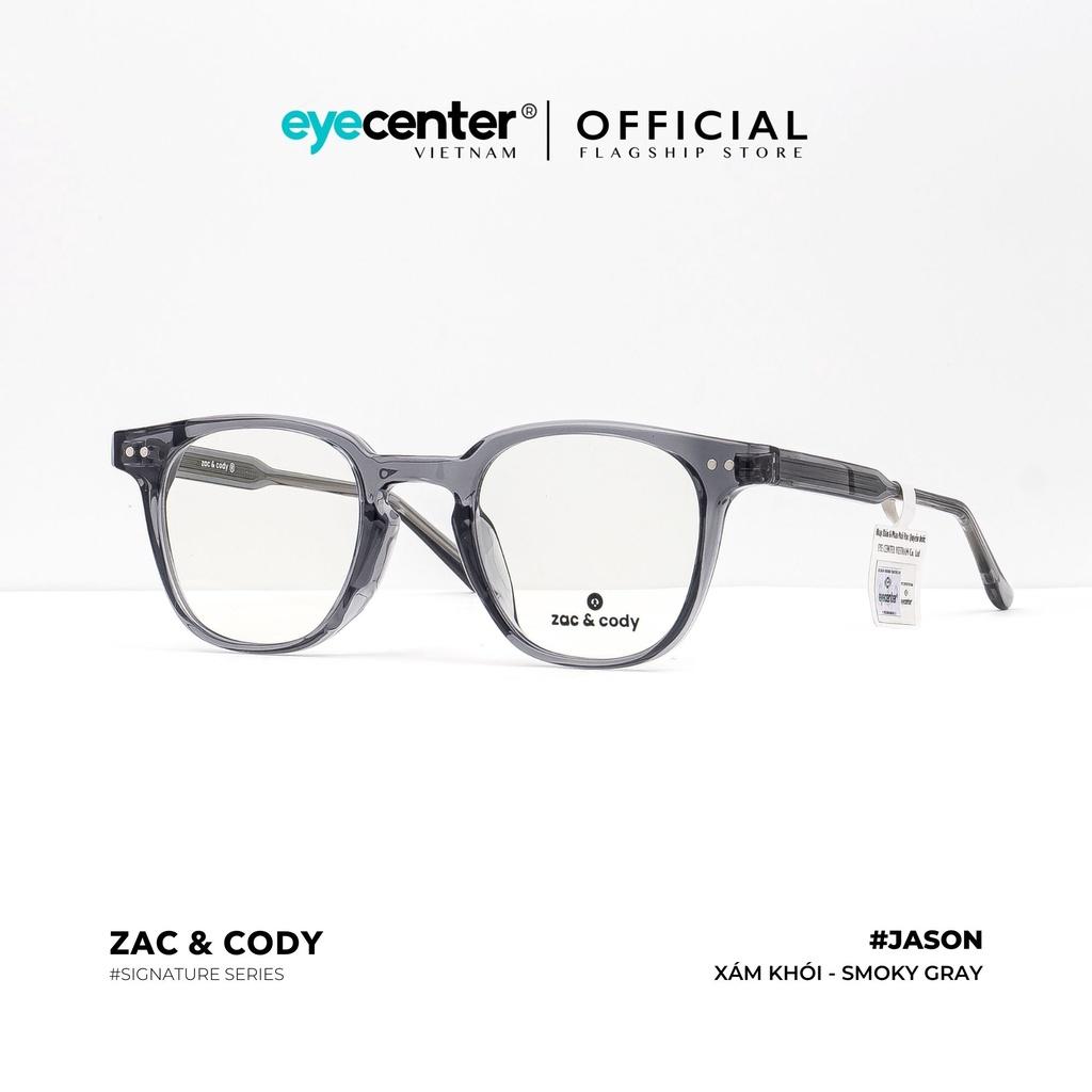 Gọng kính cận nam nữ JASON chính hãng ZAC CODY A3-S lõi thép chống gãy nhập khẩu by Eye Center Vietnam