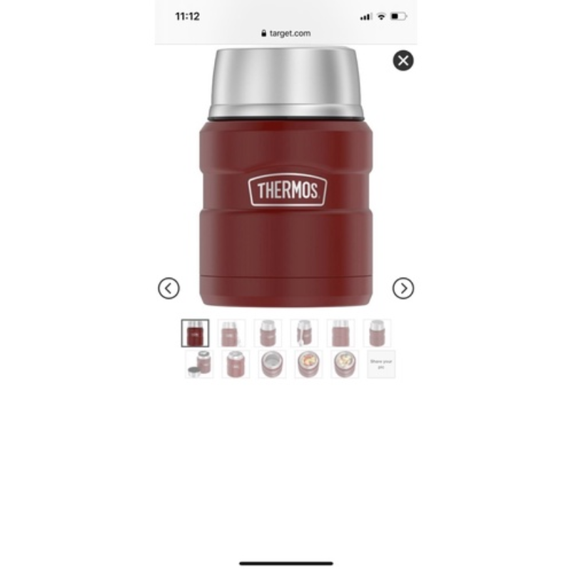 Bình Ủ Cháo Thermos, Cặp Lồng Đựng Thức Ăn, Cặp Lồng Giữ Nhiệt, Dung Tích 470ml, Chất Liệu Thép Không Gỉ, Nhập Đức