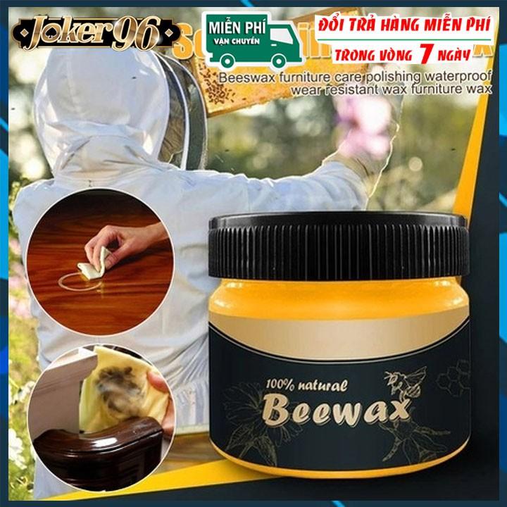 Sáp ong Beewax Đánh Bóng Sàn Gỗ Đồ Gỗ_Tặng Khăn Lau