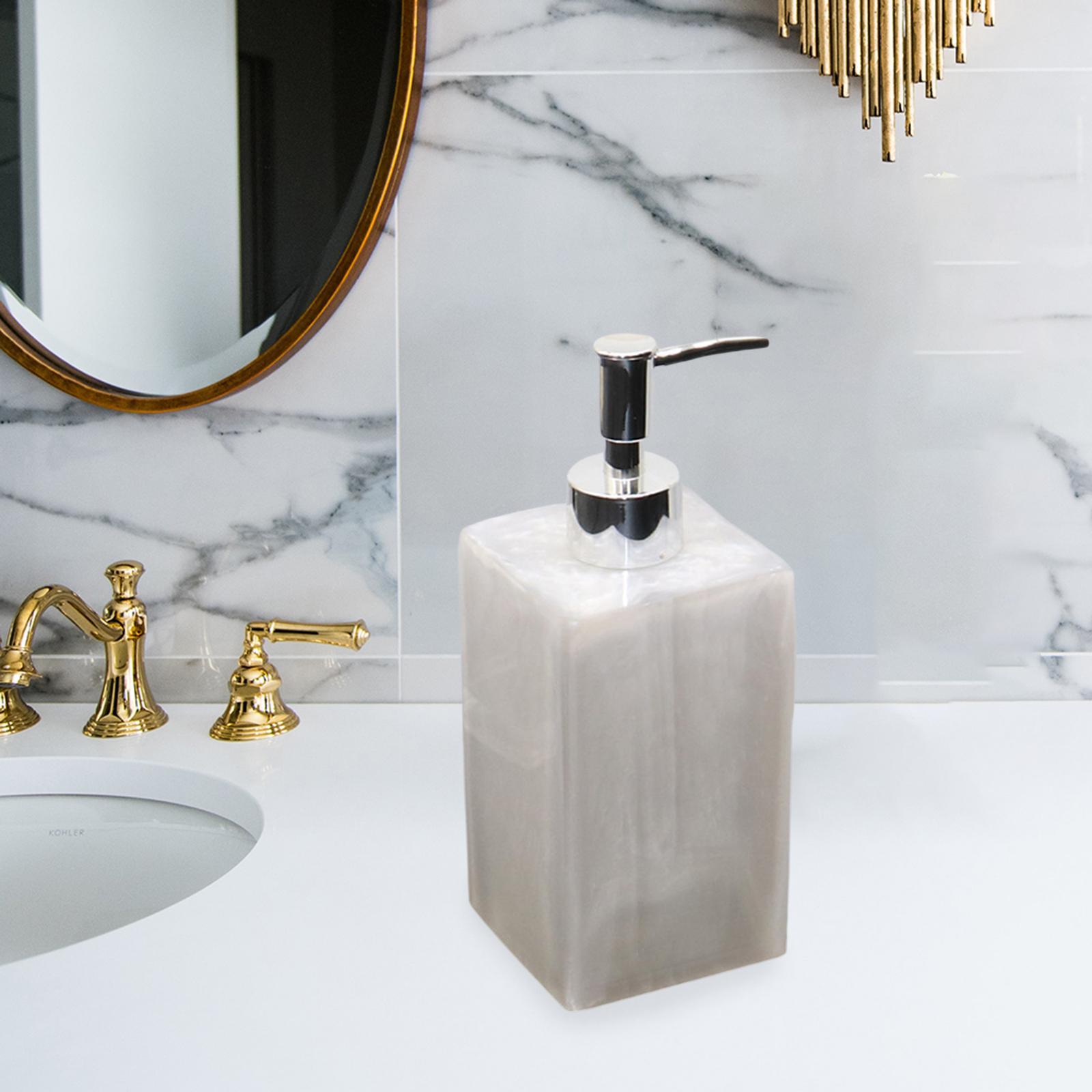 2x Pump Bottle Dispenser Liquid Shampoo Dispenser for Home Kitchen