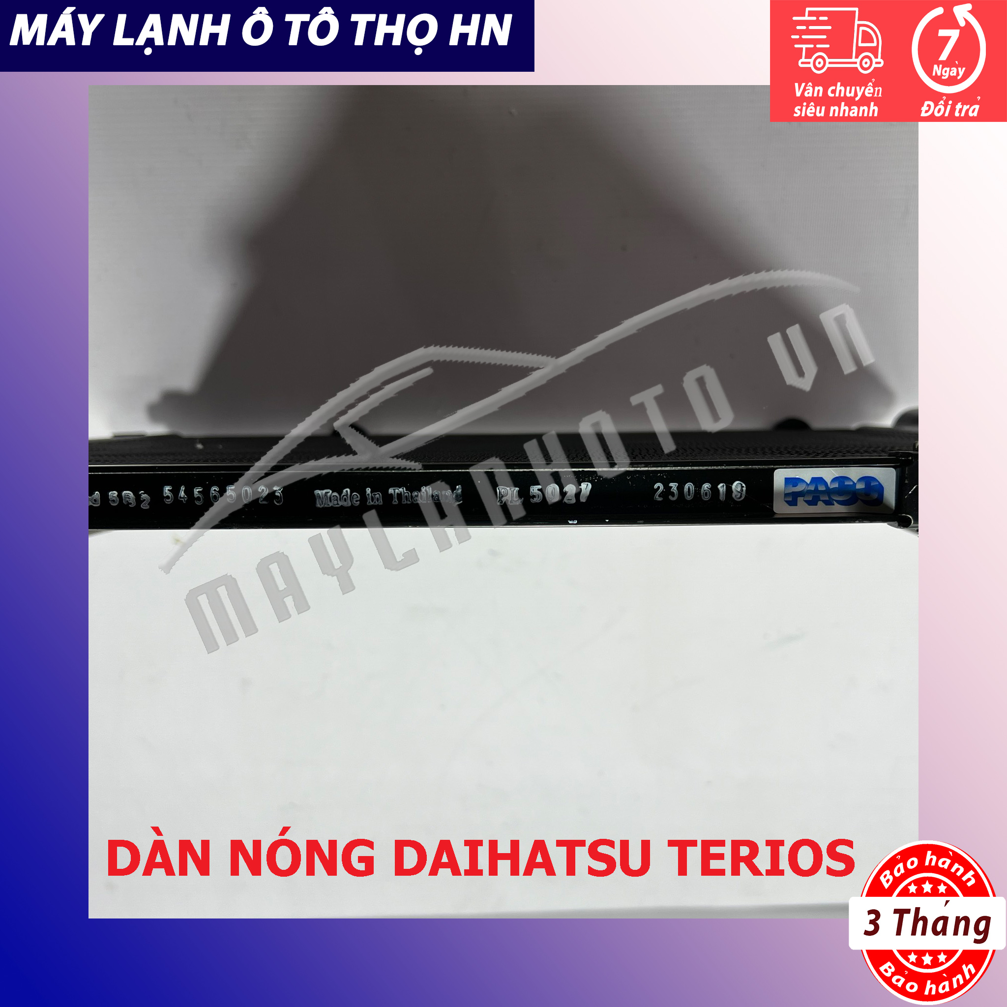 Dàn (giàn) nóng Daihatsu Terios Hàng xịn Thái Lan (hàng chính hãng nhập khẩu trực tiếp)