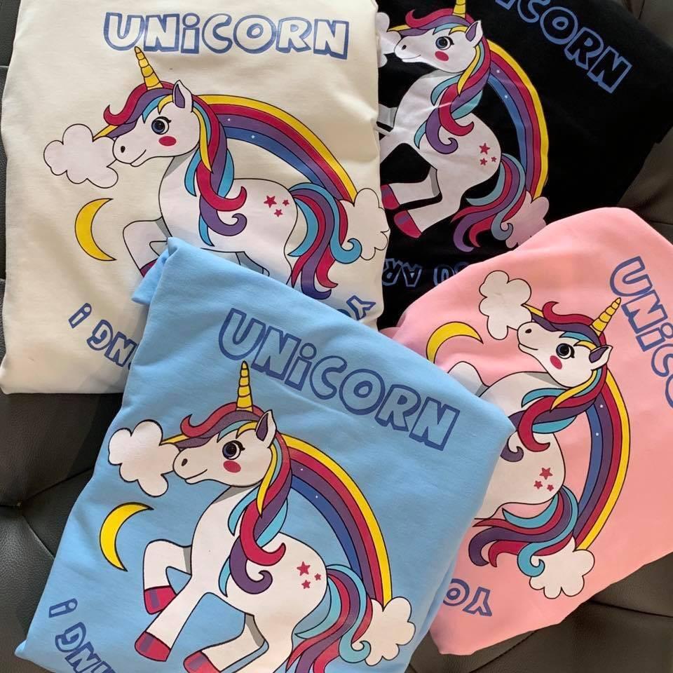 Áo thun áo phông tay lỡ Unisex UNICORN 4 màu full size M L XL THE 1992