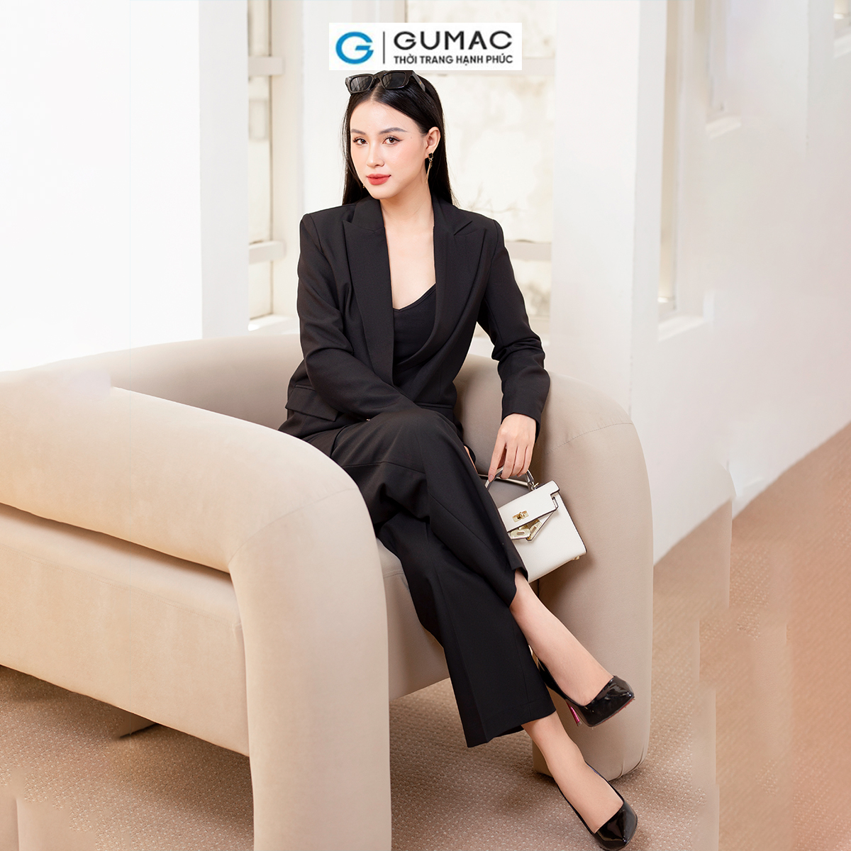 Áo Blazer dáng suông thời trang GUMAC AD10040