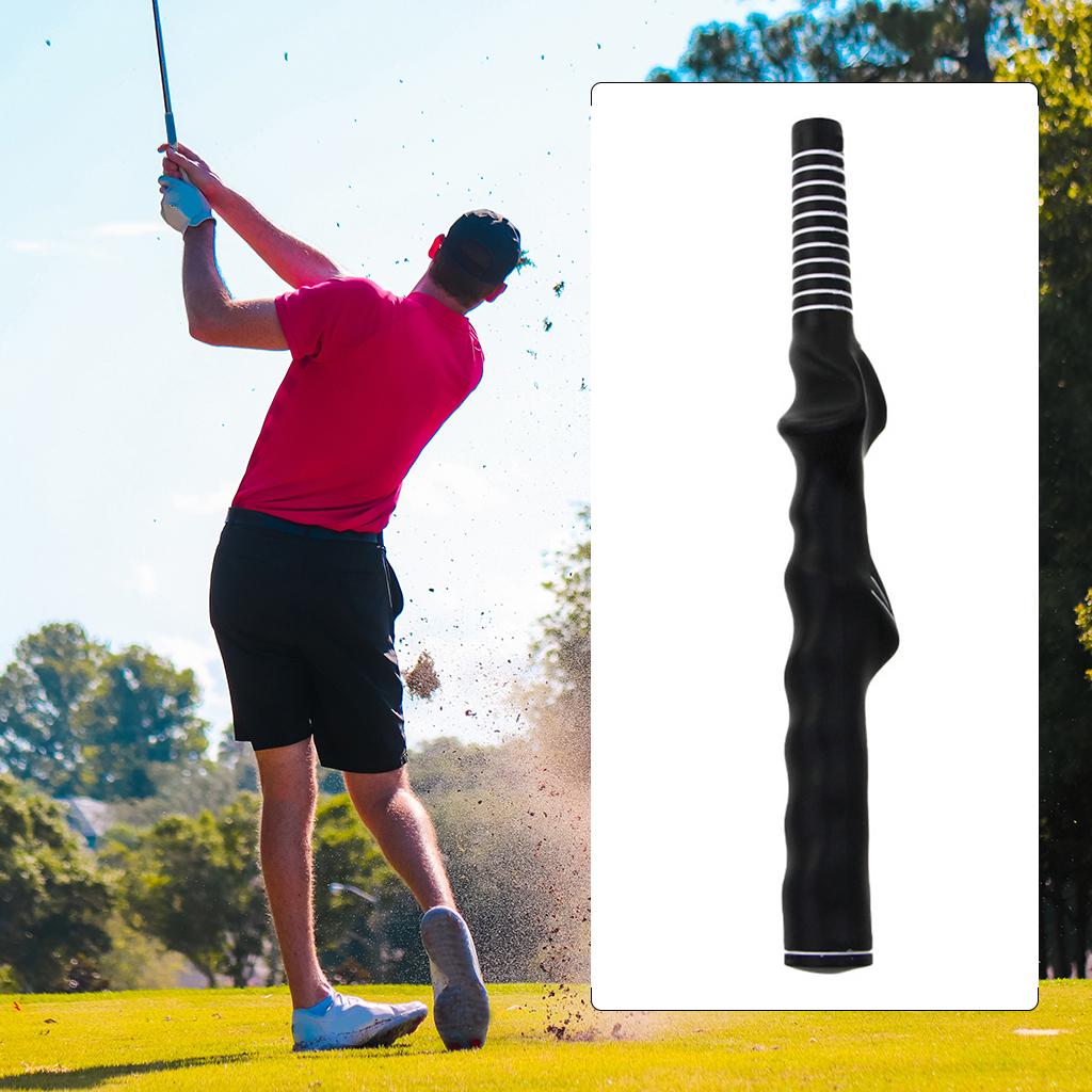 Golf Training Grip Right Left Hand Swing Practice Tool Breathable Club Proper Grip Rubber Trainer Aid