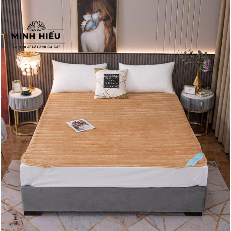 Thảm nỉ trải giường BED MATS - Nệm Trải Giường Đa Năng Bông Tấm Ảnh Thật