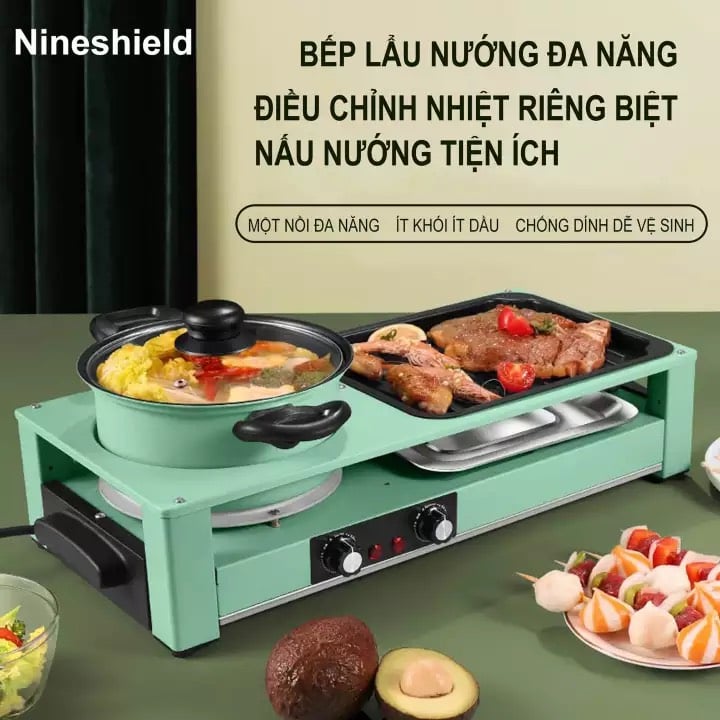 Nồi Lẩu Nướng Đa Năng 2 trong 1