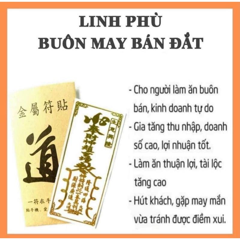 linh phù dán điện thoại may mắn