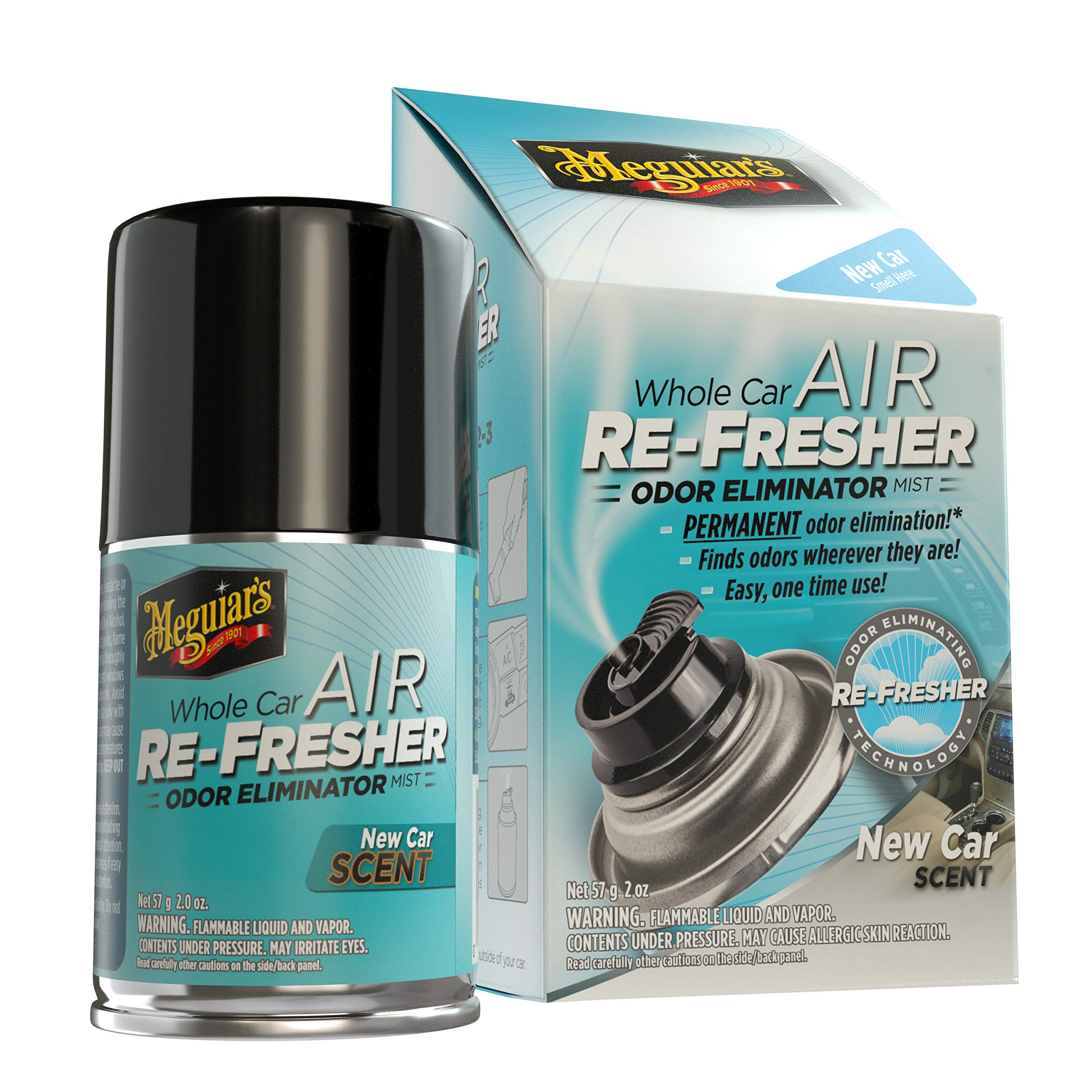 Khử mùi diệt khuẩn nội thất ô tô Hương xe mới (MÙI ĐẬM) - Meguiar's Air Refresher New Car, G16402