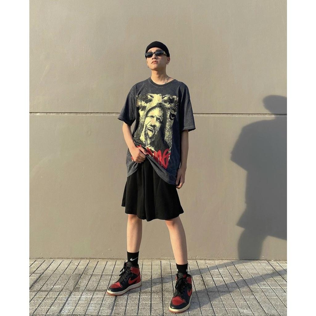 Áo Thun Nam Nữ Local Brand Bad Habits Wash Xám Tay Lỡ Unisex Full Mạc