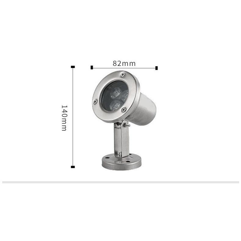 Đèn LED âm nước 3W đổi màu