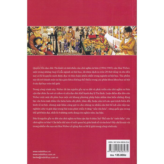 Nền Đạo Đức Tin Lành Và Tinh Thần Của Chủ Nghĩa Tư Bản - Max Weber - Bùi Văn Nam Sơn, Nguyễn Nghị, Nguyễn Tùng, Trần Hữu Quang (dịch) - (bìa mềm)