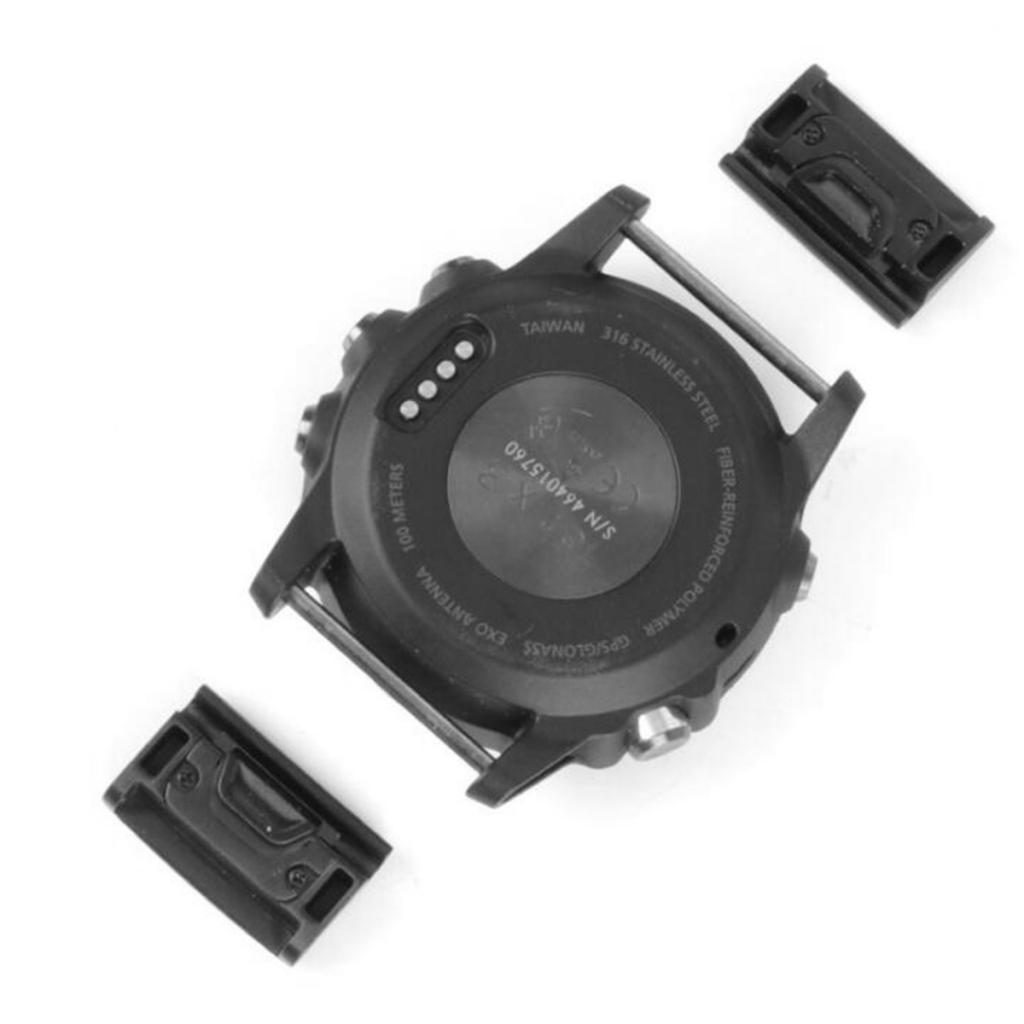 Watch Strap Quick-release Metal Connector for Garmin fenix5/935 silver