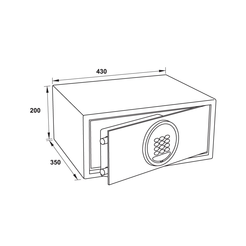 KÉT SẮT HAFELE SB-600/836.29.500 - HÀNG CHÍNH HÃNG