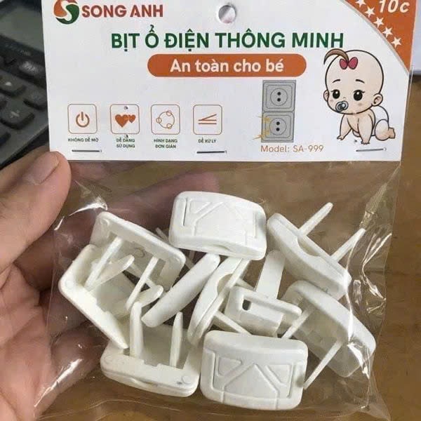 NÚT BỊT Ổ ĐIỆN SONG ANH AN TOÀN CHO BÉ - Hàng chính hãng