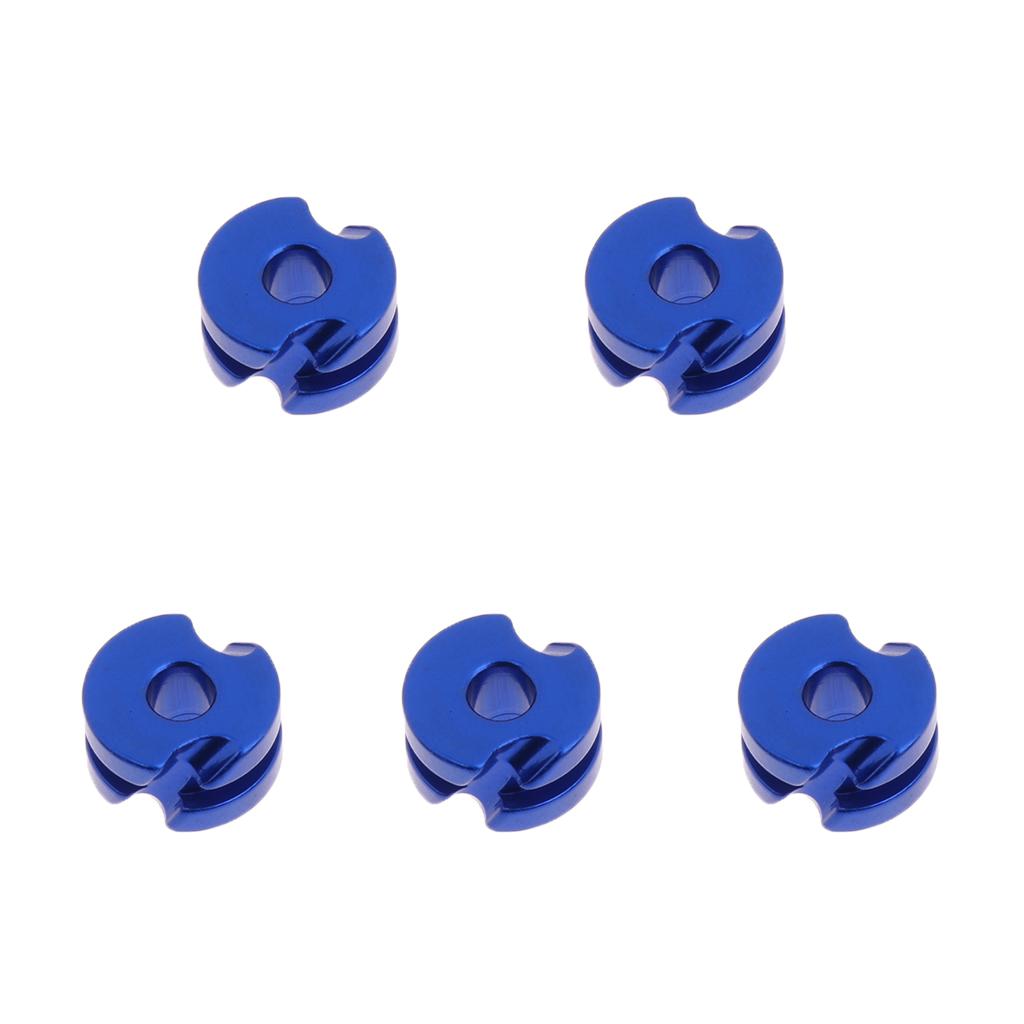 5 Pieces Archery 1/8" Peep Sight Hole for Compound Bow Accessory Black