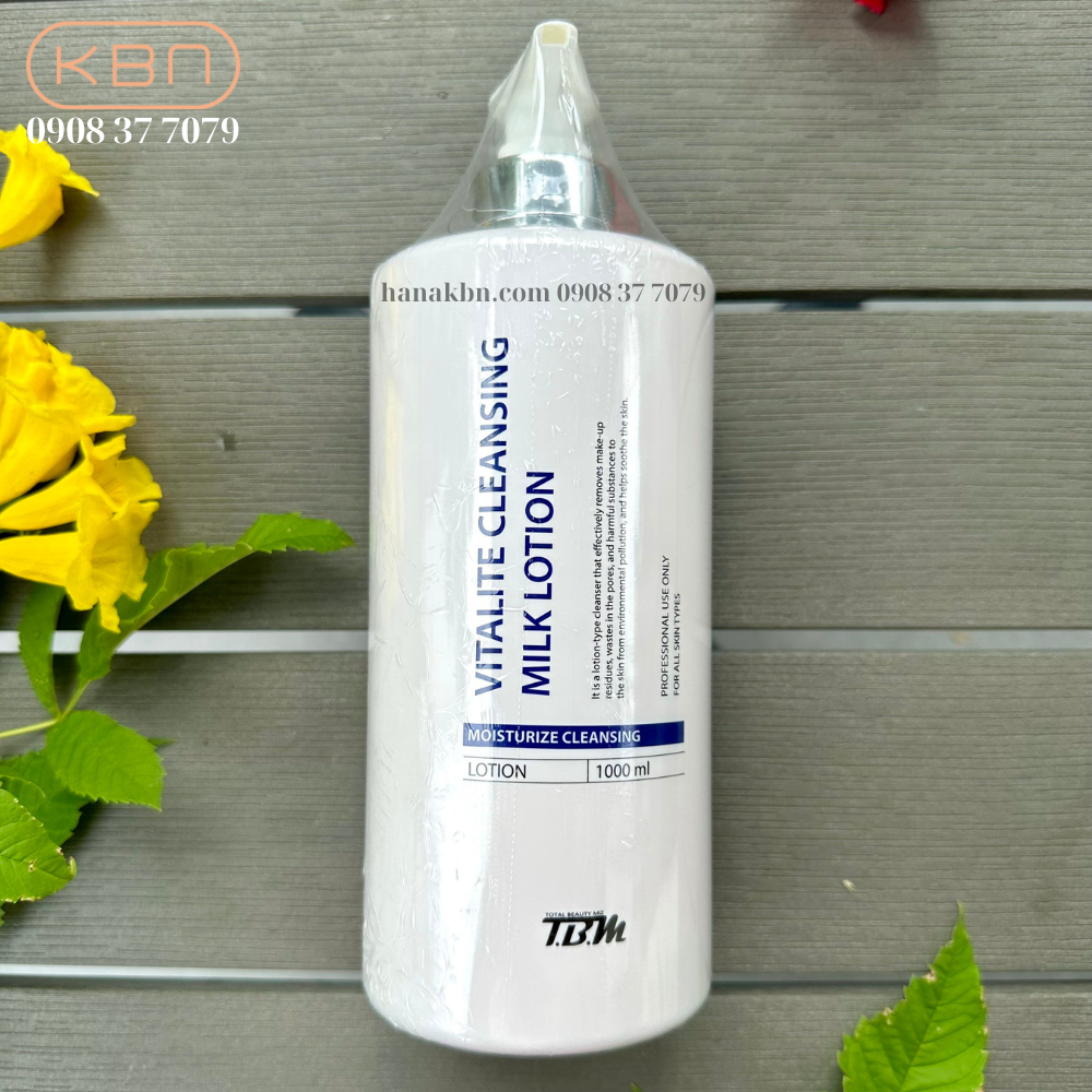Sữa Rửa Mặt Vitalite Cleasing Milk Lotion TBM - Dùng Được Cho Da Khô, Nhạy Cảm, Mỏng, Yếu