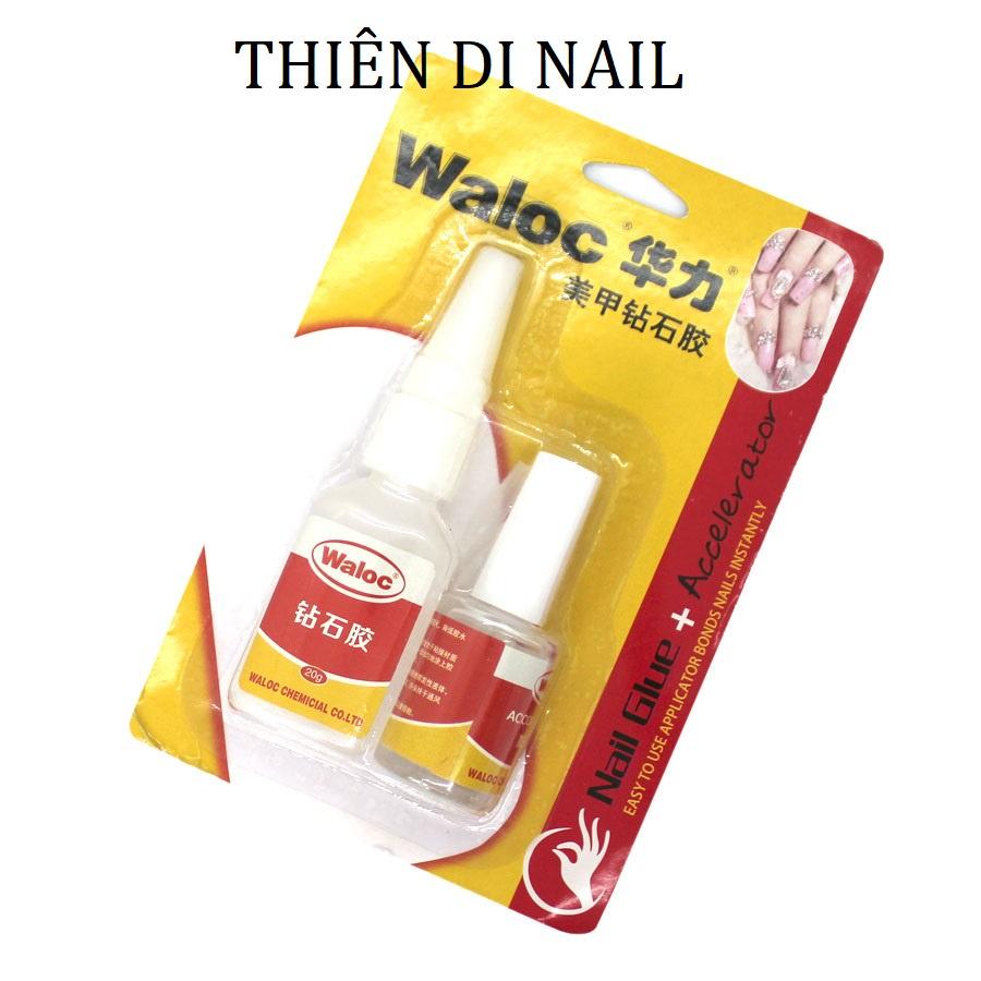 Keo Waloc gắn móng gắn đá